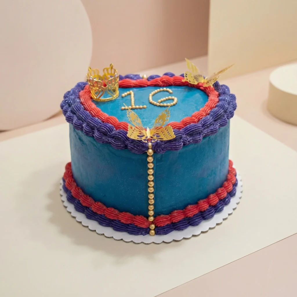 8” Heart Shaped <br> <span class="pink-text">Cake</span>