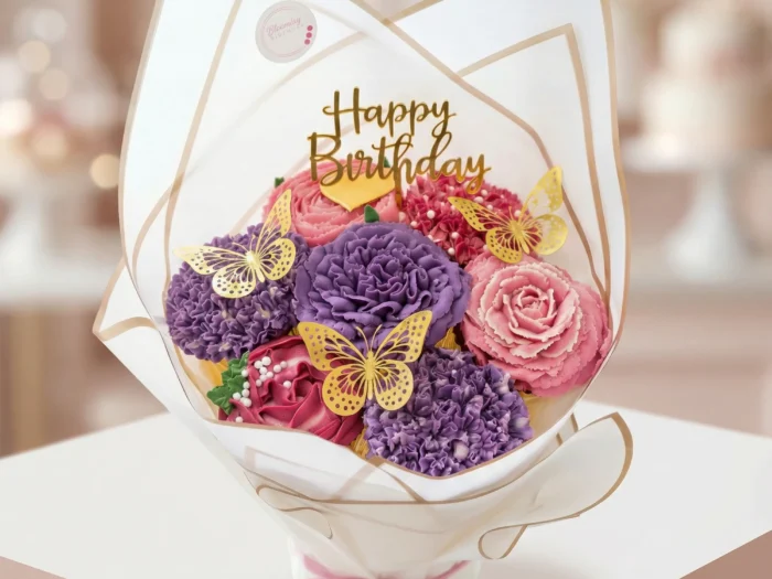 7 Jumbo Cupcakes <br> <span class="pink-text">Bouquet</span>